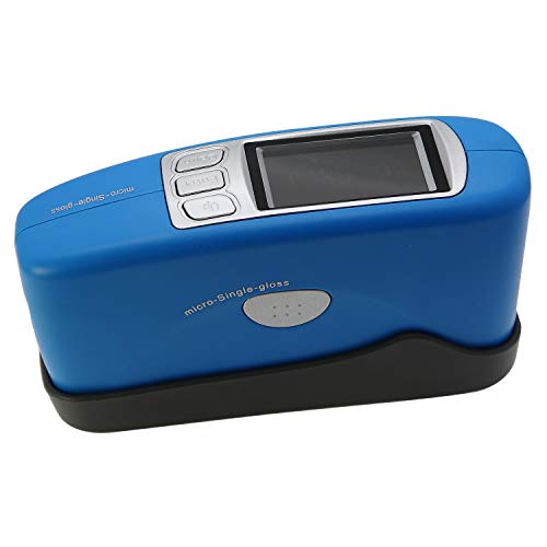 AMTAST Precise Digital Gloss Meter Micro Single Gloss 60 Degree Portable Testing Surface Tool Range 0-1000Gu Handheld Plastic Woodware Ink Paper